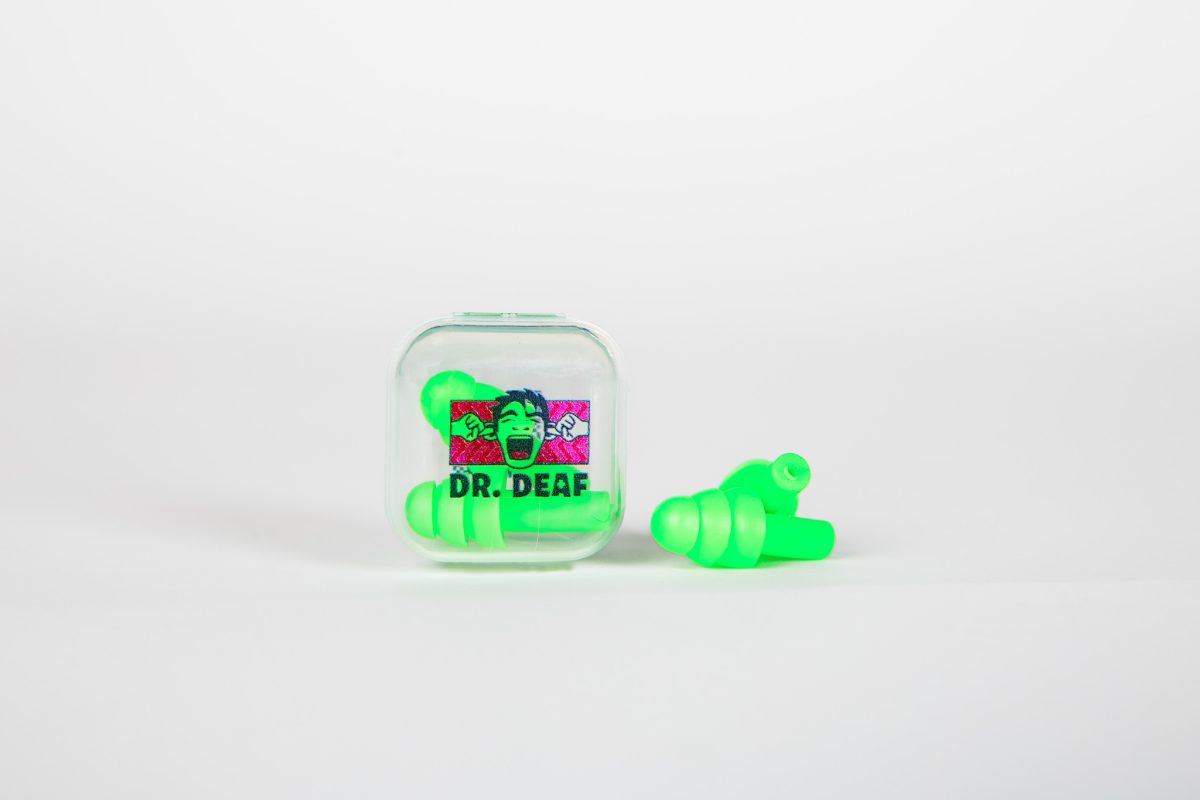 Green festival earplugs
